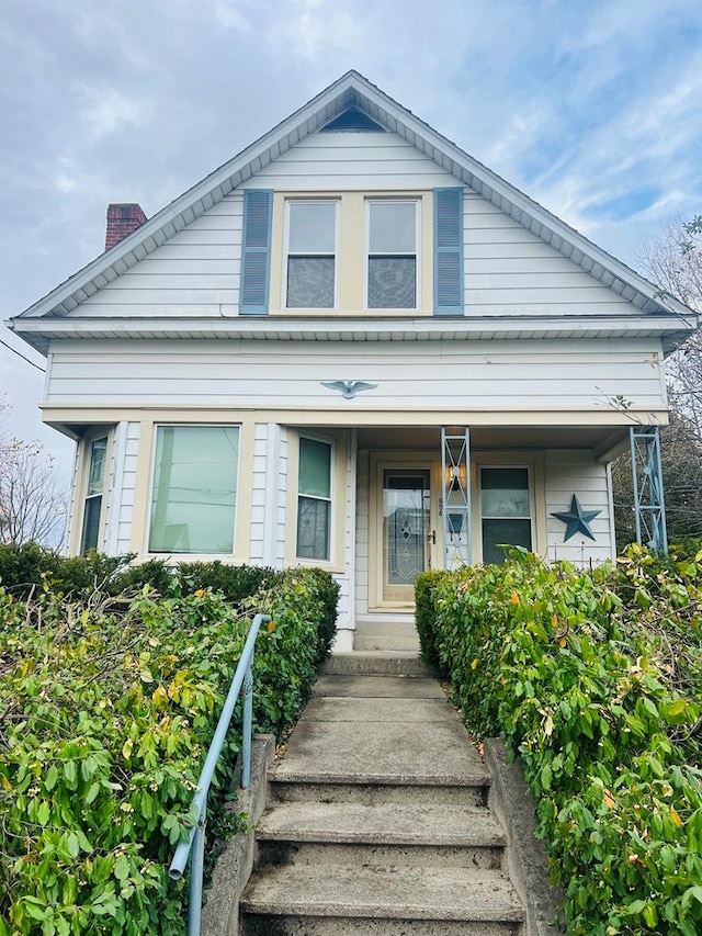 view of front of home