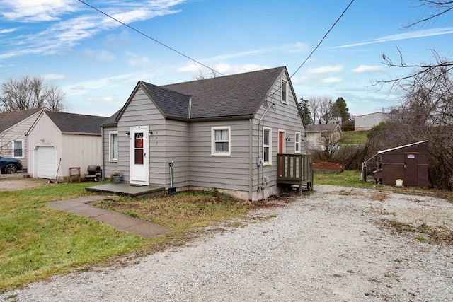 view of bungalow-style house