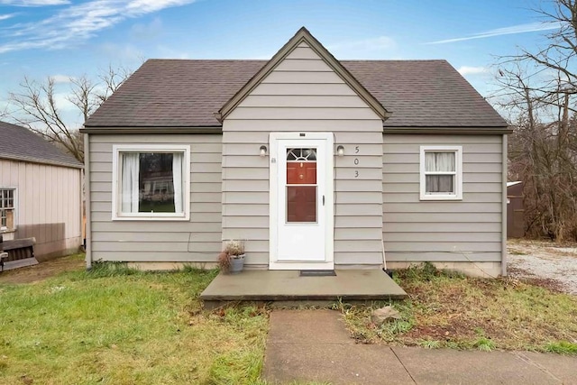 view of bungalow-style home