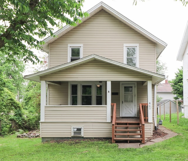 460 W Dickson, Mansfield, OH 44903 - traditional style home with covered porch and a front yard
