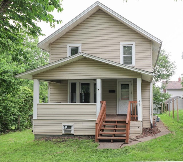 460 W Dickson, Mansfield, OH 44903 - traditional style home with covered porch and a front lawn