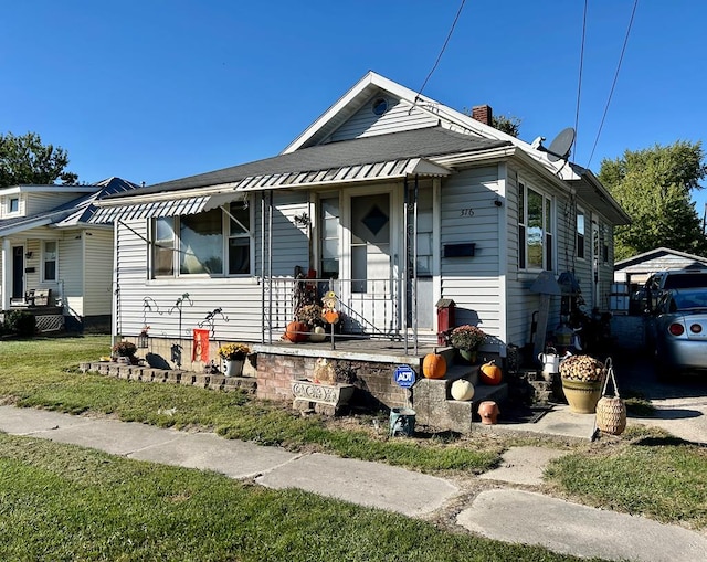 view of bungalow-style house