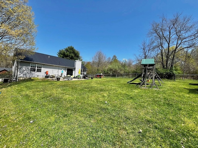 352 Valleybrook Cir, Howard, OH 43028 - view of yard with a playground