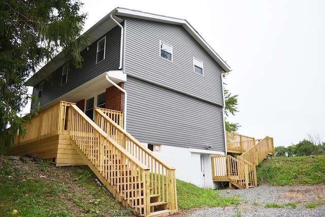 view of rear view of house