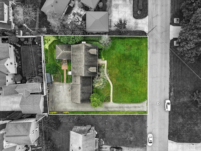 501 Overlook Rd, Mansfield, OH 44907 - aerial view of property's location featuring property parcel outlined