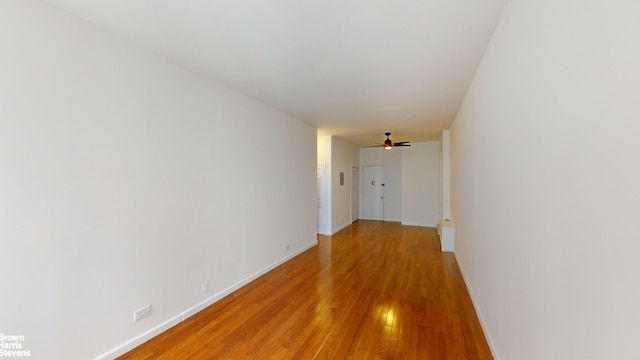 hall featuring hardwood / wood-style floors