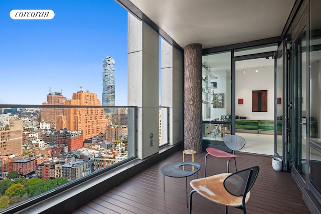 101 Warren St Unit 2620, New York City, NY 10007 - balcony featuring a city view
