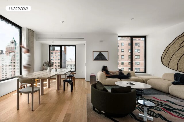 balcony featuring a view of city