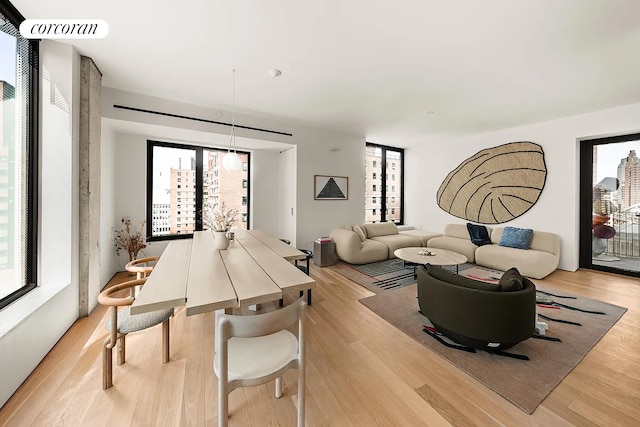 9 Chapel St Phb, Phb, New York City, NY 11201 - dining room featuring light wood-style flooring and plenty of natural light