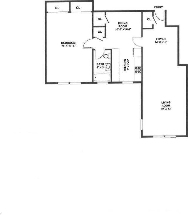 620 W 239th St Unit 5-D, New York City, NY 10463 - view of room layout