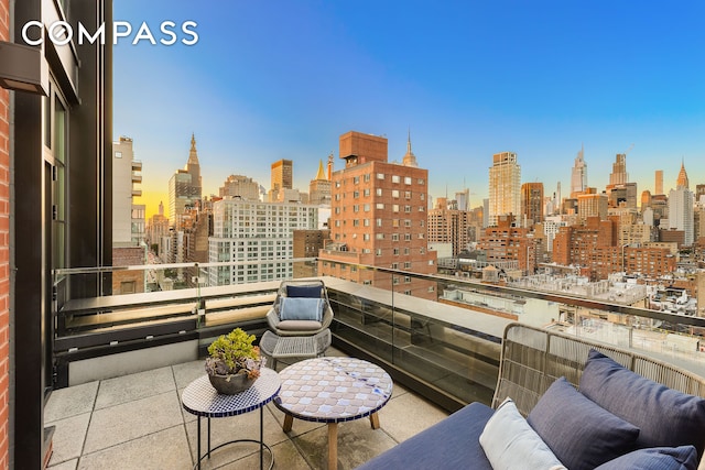 234 E 23rd St Unit 18B, New York City, NY 10010 - balcony with a skyline view