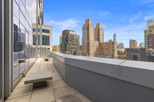 50 Riverside Blvd Unit 17-F, New York City, NY 10069 - balcony with a view of skyline