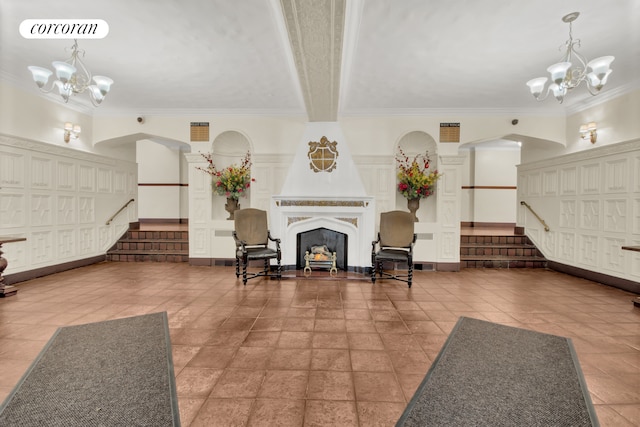 common area featuring visible vents and stairs