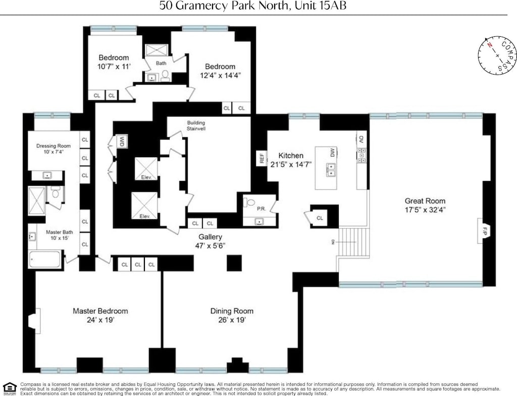 50 Gramercy Park N Unit 15Ab, New York City, NY 10010 - floor plan / room layout
