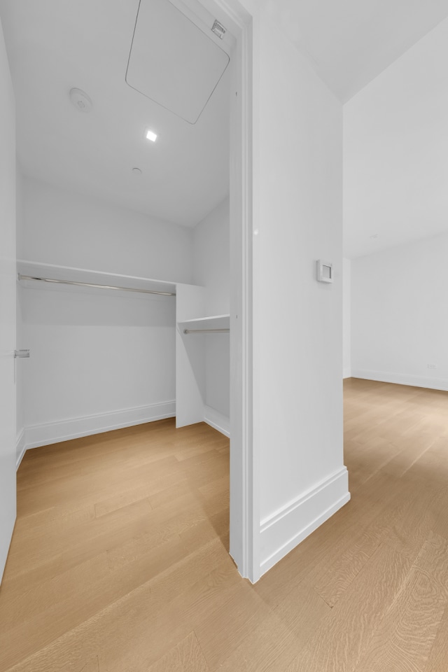 301 E 50th St Unit 4D, New York City, NY 10022 - spacious closet with wood finished floors
