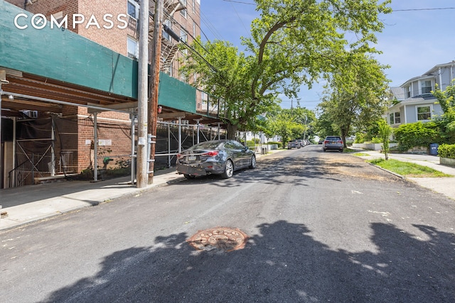 view of street with curbs and sidewalks