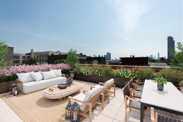 view of patio / terrace with outdoor lounge area