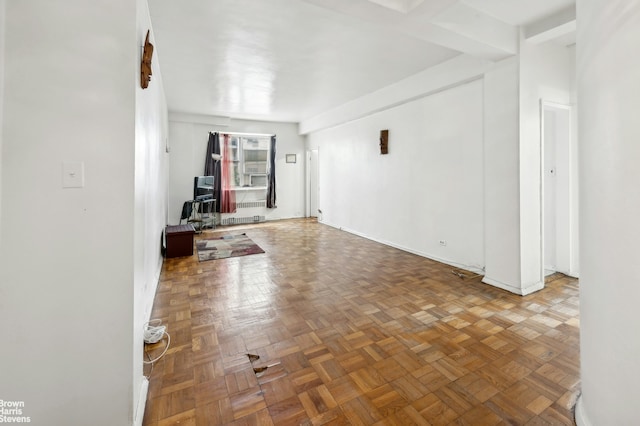 view of unfurnished living room