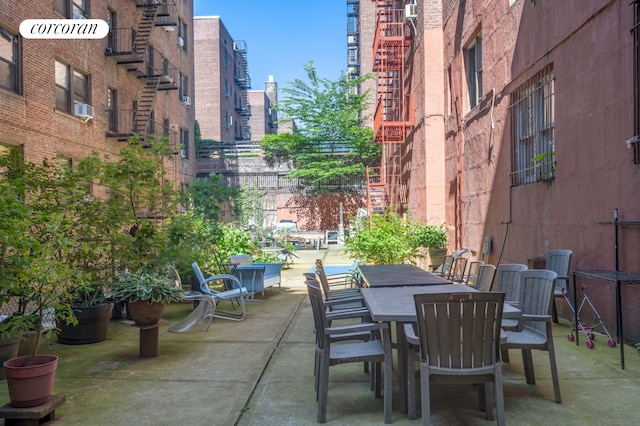4 Bogardus Pl Unit 3E, New York City, NY 10040 - view of patio / terrace with outdoor dining space