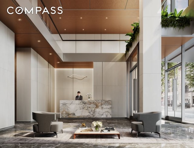 101 W 14th St Unit 3D, New York City, NY 10011 - lobby with a high ceiling
