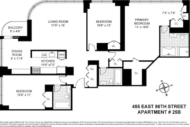 455 E 86th St Unit 25B, New York City NY, 10028, 3 bedrooms, 3 baths condo for sale