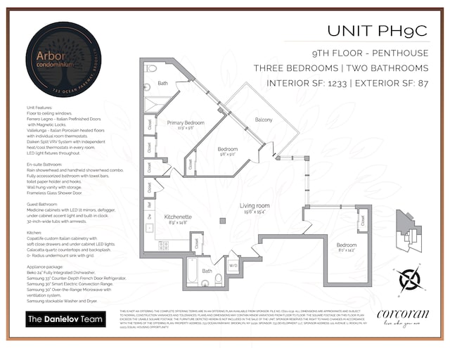 733 Ocean Pkwy Unit Ph9C, New York City, NY 11230 - property floor plan