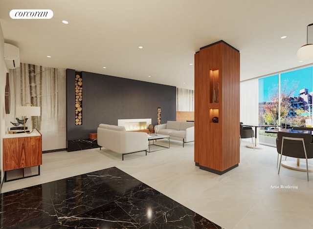 733 Ocean Pkwy Unit Ph9C, New York City, NY 11230 - community lobby featuring recessed lighting and expansive windows