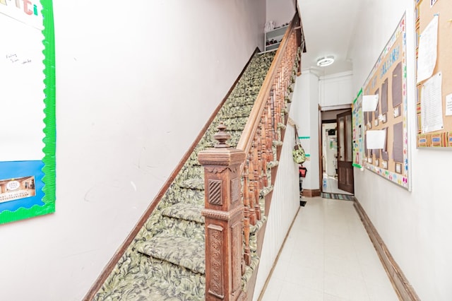 402 Fenimore St, New York City, NY 11225 - hall featuring tile patterned floors