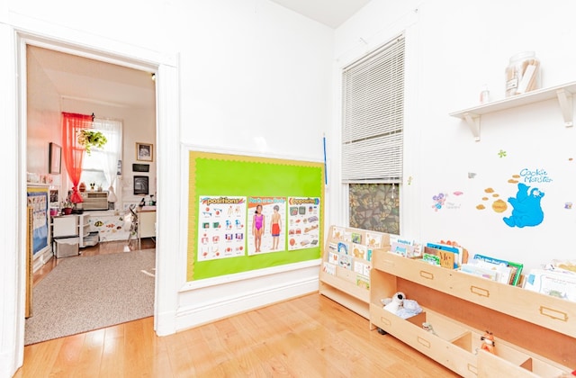 402 Fenimore St, New York City, NY 11225 - rec room with wood finished floors