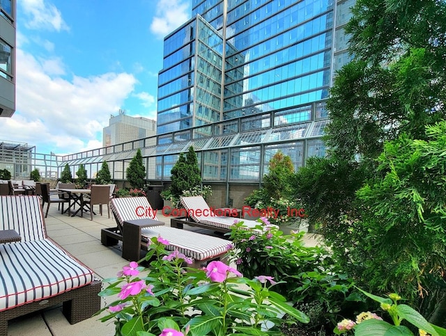 view of patio / terrace with outdoor dining area