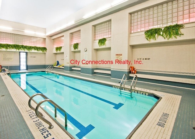 view of indoor pool