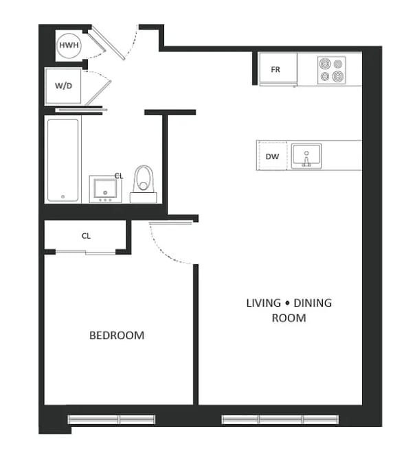 1325 Herkimer St Unit 404, New York City, NY 11233 - room layout