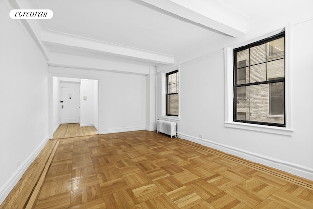 141 E 3rd St Unit 6B, New York City, NY 10009 - unfurnished room with radiator heating unit and baseboards