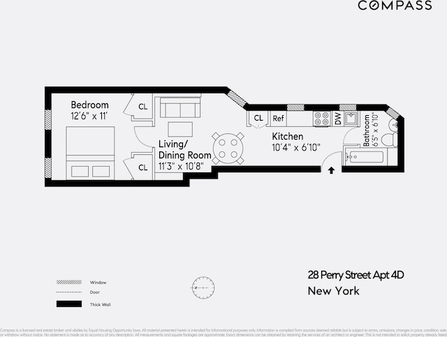28 Perry St Unit 4E, New York City, NY 10014 - property floor plan