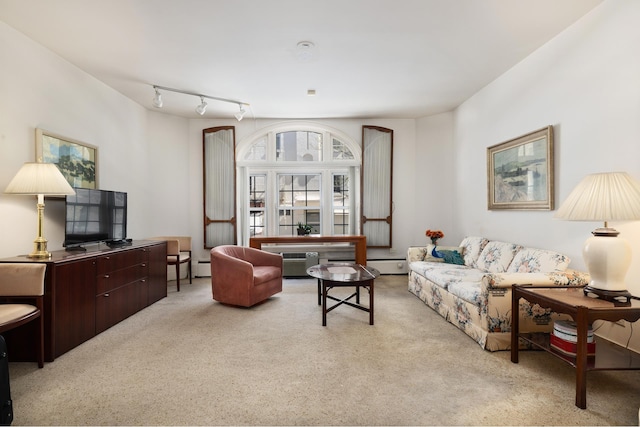 168 E 75th St, New York City, NY 10021 - living room featuring light carpet