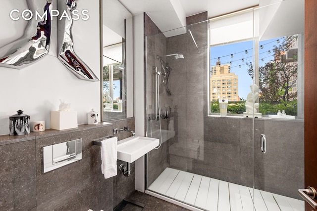 350 E 82nd St Unit 14Ab, New York City, NY 10028 - full bathroom with a stall shower and a sink