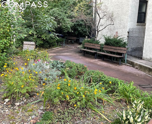 view of home's community with a patio