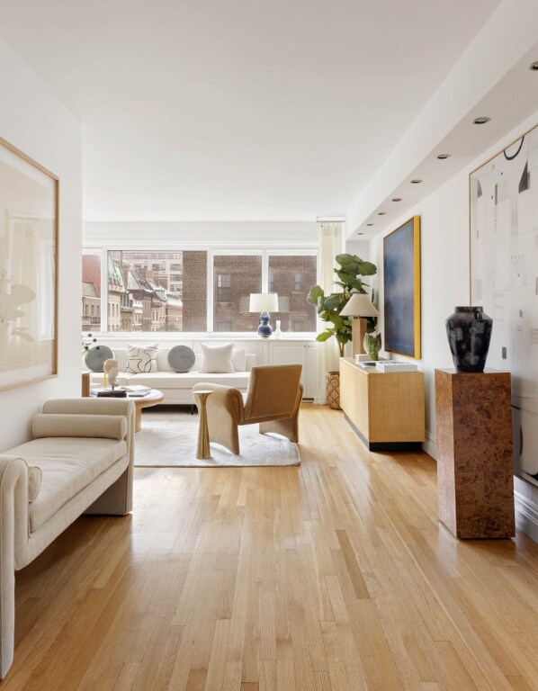 bedroom with wood-type flooring