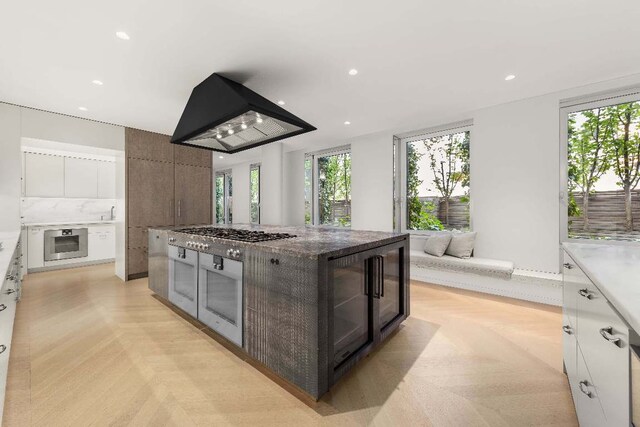 bedroom with hardwood / wood-style flooring