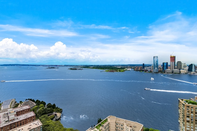 water view with nearby urban area