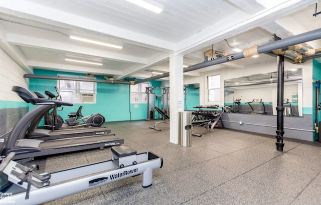 view of exercise room