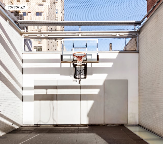 view of basketball court