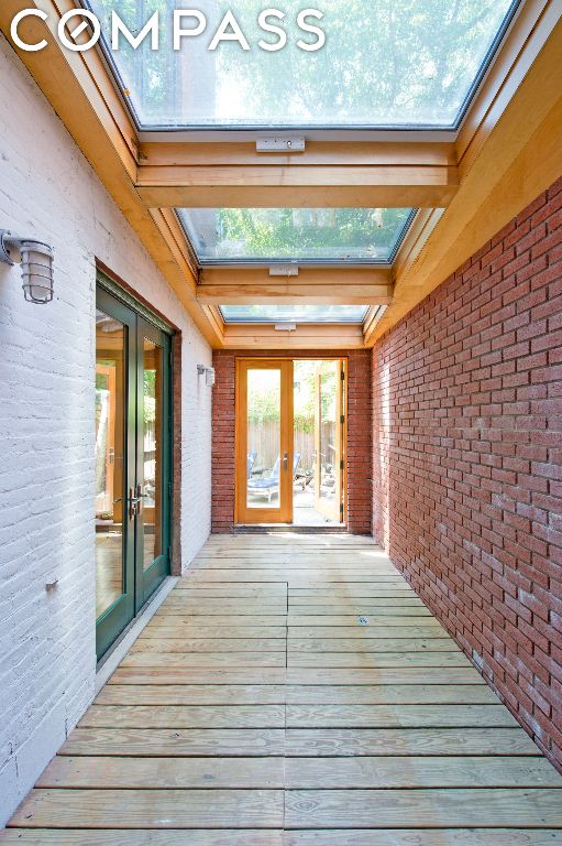 exterior space featuring french doors