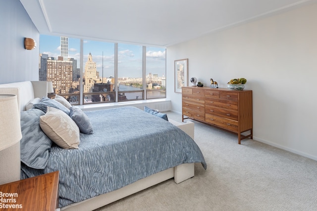 bedroom featuring carpet flooring