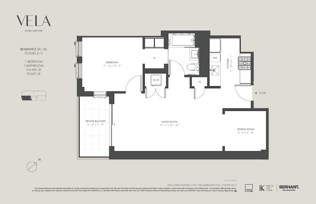 11-32 31st Ave Unit 5C, New York City, NY 11106 - home floor plan