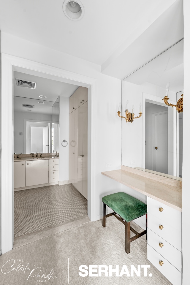 2 E 61st St Unit 1001/1003, New York City, NY 10021 - full bathroom with vanity