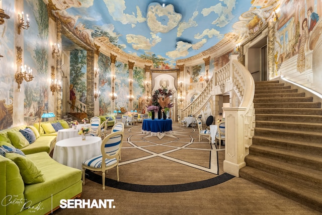 2 E 61st St Unit 1001/1003, New York City, NY 10021 - community lobby featuring stairway
