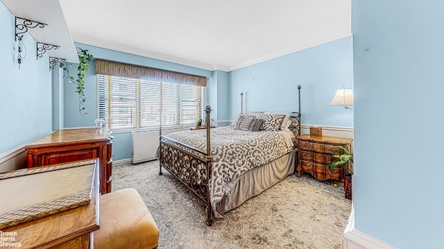 345 E 80th St Unit 19Ef, New York City, NY 10028 - bedroom with baseboards and ornamental molding