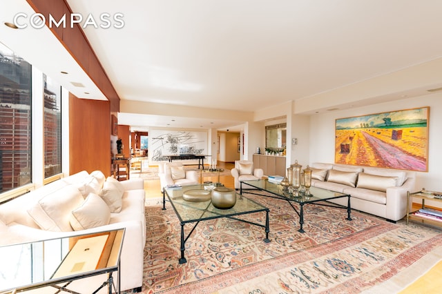 641 5th Ave Unit 49Cde, New York City, NY 10022 - living room with wood finished floors