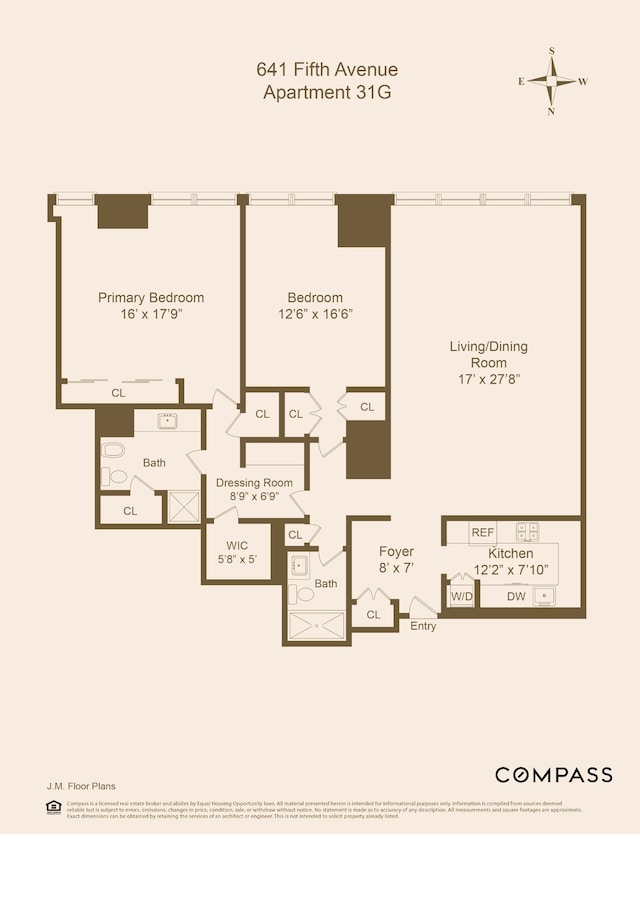 641 5th Ave Unit 49Cde, New York City, NY 10022 - view of home floor plan
